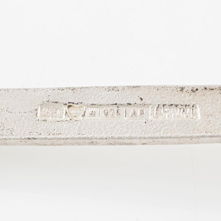 Lapponia, collier, sterlingsilver, Finland 1978, design sannolikt Björn Weckström.