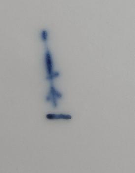 TALLRIKAR, 12 st, porslin, Berlin, 1800-tal.