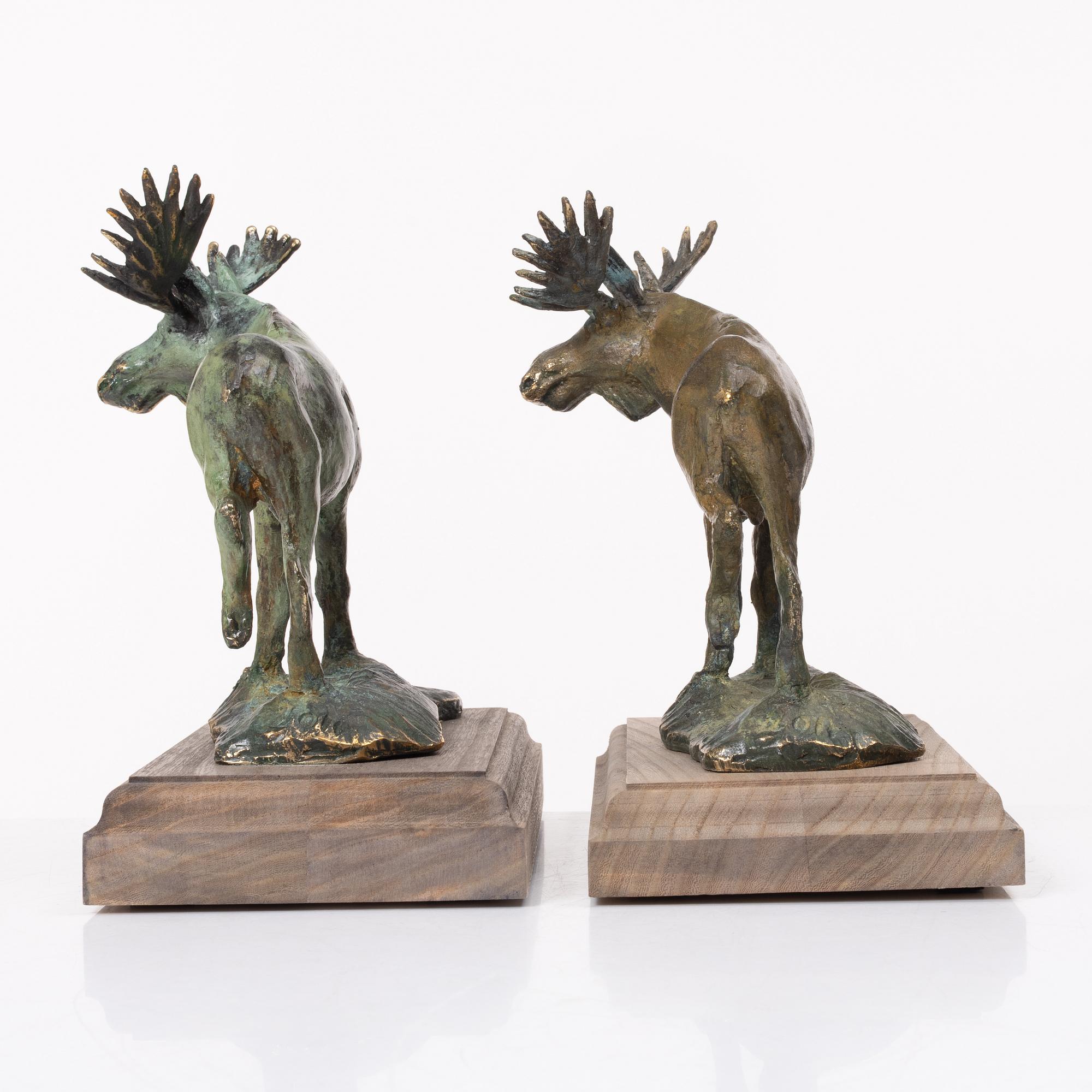 Torbjörn Forsberg, Moose bull, 2 pcs.