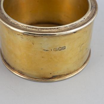 Asprey & Co Ltd, a gilt silver box, London 1917 and with swedish import marks.
