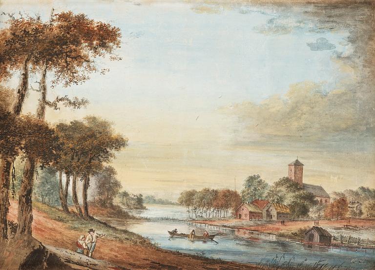 Carl Petter Hilleström, CARL PETTER HILLESTRÖM, Watercolour, signed and dated (17)84?.