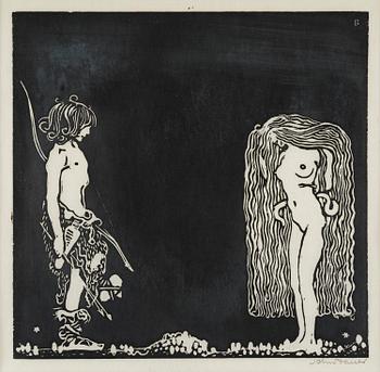 744. John Bauer, "Huldra".