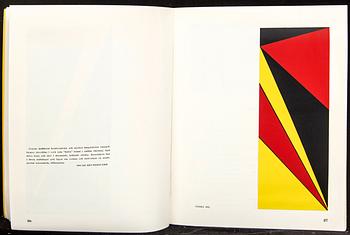 "Konkret Realism, Baertling, Jacobsen, Mortensen", catalog signed 94/200, with silkscreen prints, Stockholm 1956.