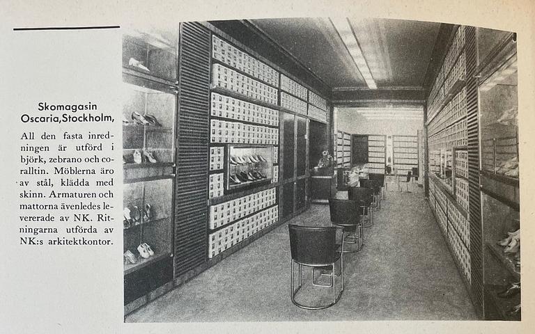 Axel Einar Hjorth, a rare pair of armchairs, Nordiska Kompaniet, 1930.