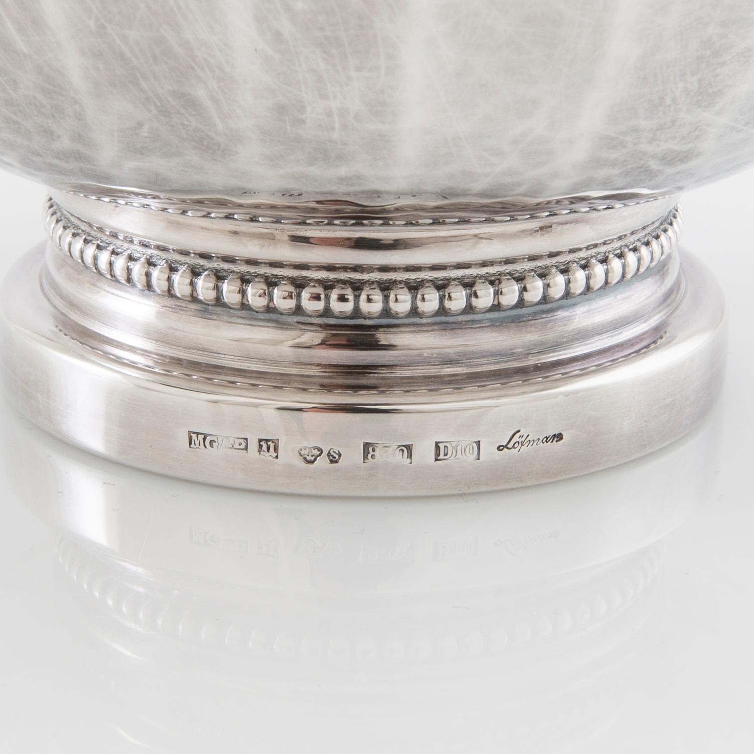 Eric Löfman, bowl silver MGAB Uppsala 1978.