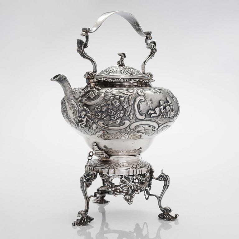 Joseph Angell, te- och kaffeservis, sterlingsilver, 7 delar, London 1817-1823.