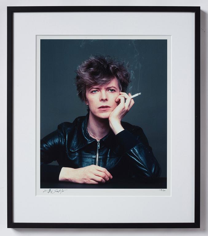 Masayoshi Sukita, "David Bowie, V-2 Schneider, 1977".