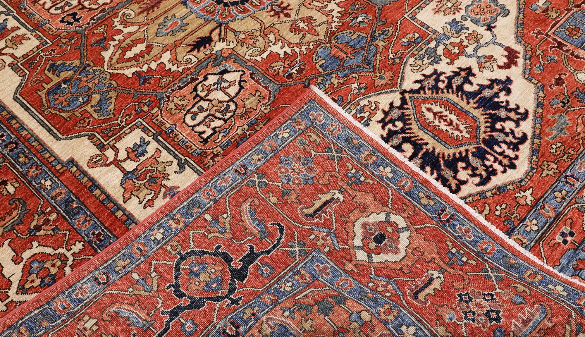 A Zigler Heriz design carpet, 306 x 250 cm.