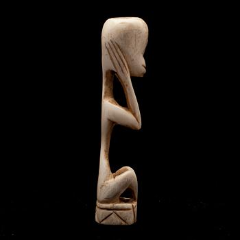 AFRIKANSK SKULPTUR, ben, 1900-tal.