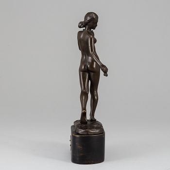 ARVID KNÖPPEL, Sculpture. Signed and dated. Foundry mark. Bronze.
