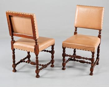 STOLAR, 4 st, nybarock, sekelskifte 1800/1900.