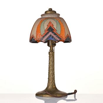 Handel, an Art Deco table lamp, Connecticut, USA, 1920s.
