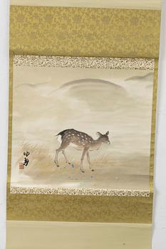 Seiho Takeuchi, Deer, Japan, 20th century.