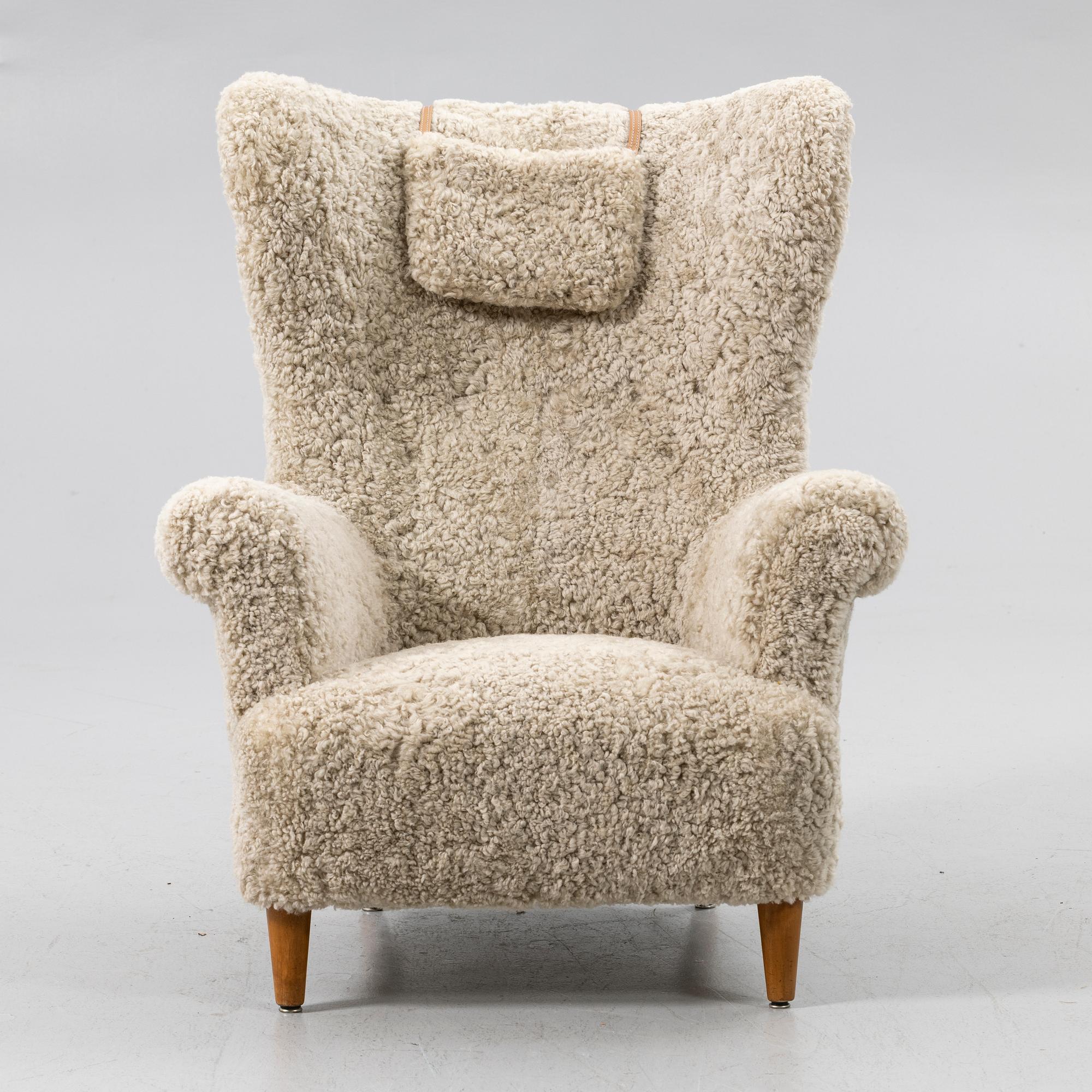 Armchair, Scandinavian Modern, 1940s.