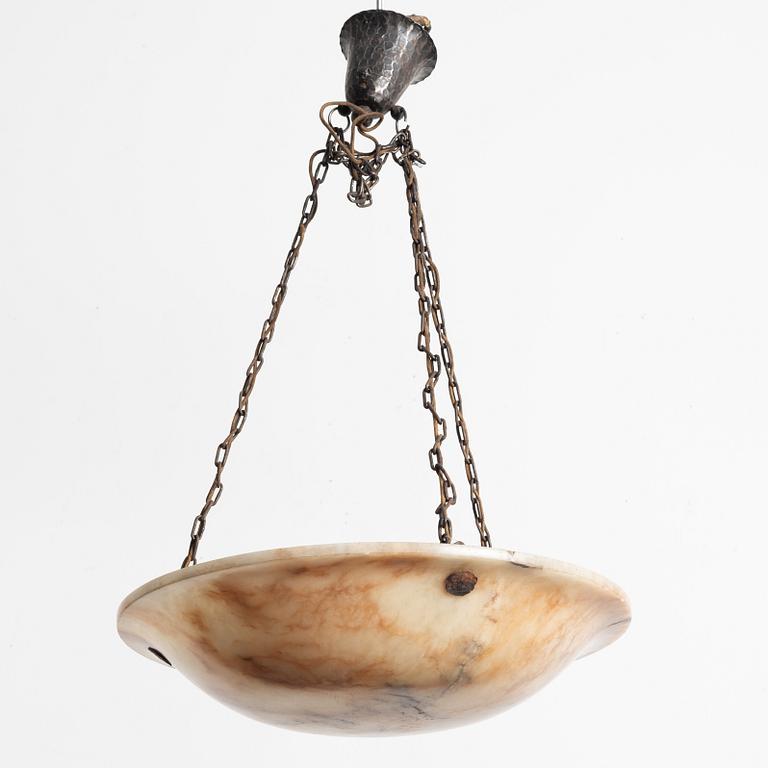 Takampel, alabaster, 1920-tal.