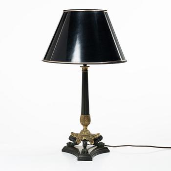 Table lamp, Empire style, 20th century.