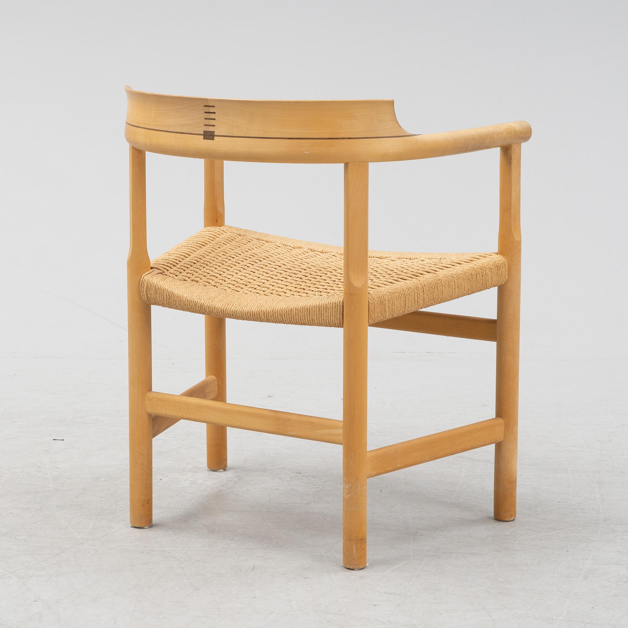 Hans J Wegner, a 'PP52/PP62 Captain's Chair' chair, PP