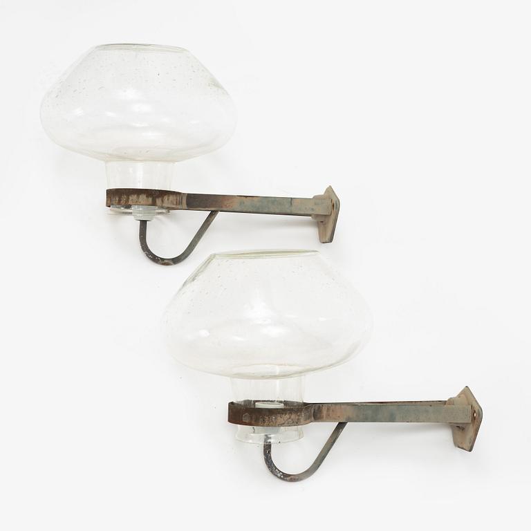 A pair of Swedish Modern wall lights, ASEA, mid 20th Century.