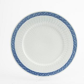 Arnold Krog, servis, 107 dlr "Blå vifte"  Royal Copenhagen.