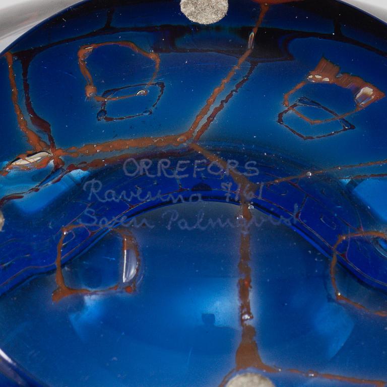 A SVEN PALMQVIST, a 'Ravenna' glass bowl from Orrefors.