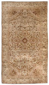An Antique Amritsar rug, northern India, c. 212 x 122 cm.