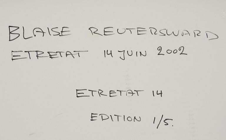 Blaise Reutersward, "ETRETAT 14", 2002.