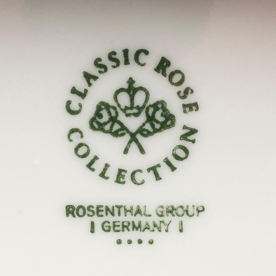 SERVIS  83 dlr "Maria" Rosenthal sent 1900-tal porslin och glas.