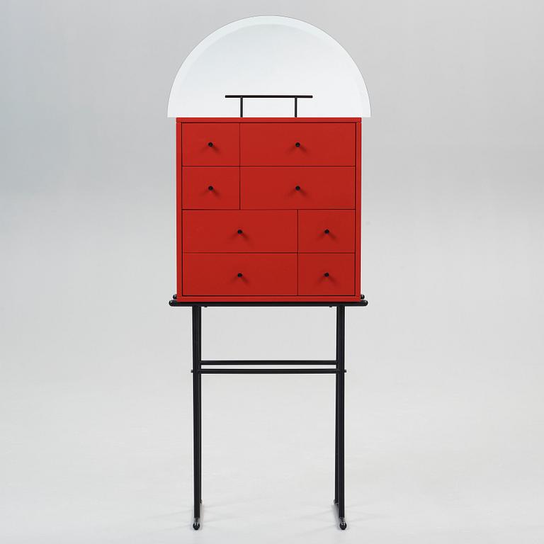 A Kersti Sandin & Lars Bülow cabinet 'Hommage Josef Frank', executed by Karl Andersson & Söner, Sweden 1985.