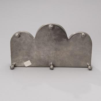 A FINNISH PEWTER INKSTAND, Johan Lindblad, Turku 1844.