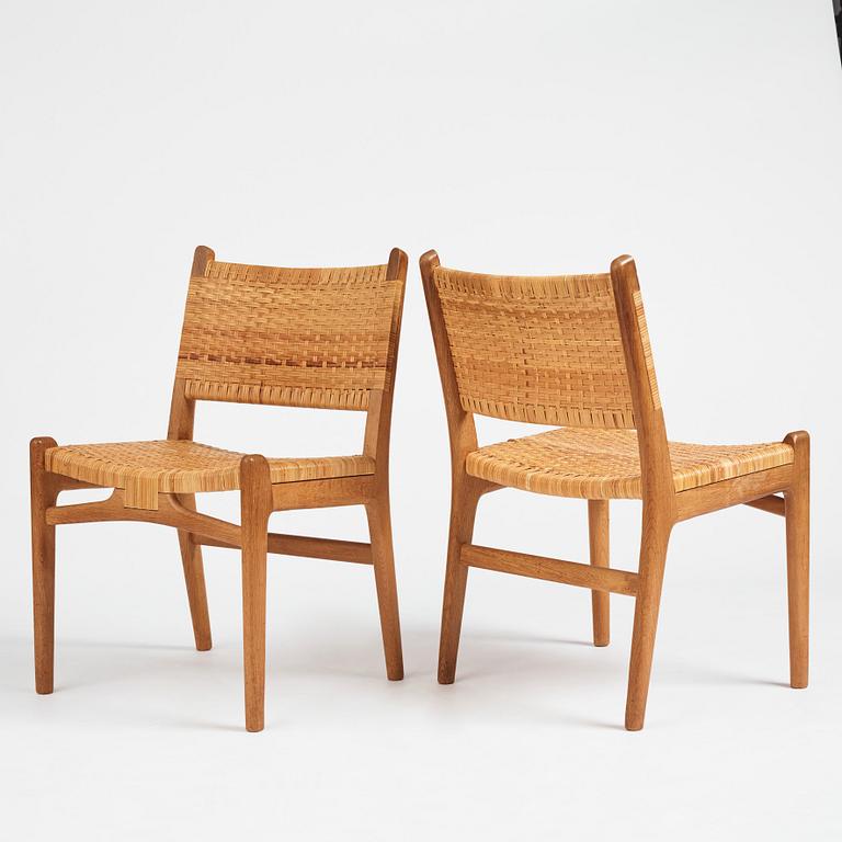Hans J. Wegner, stolar, åtta stycken, modell "CH31", Carl Hansen & Son, Danmark 1950-tal.