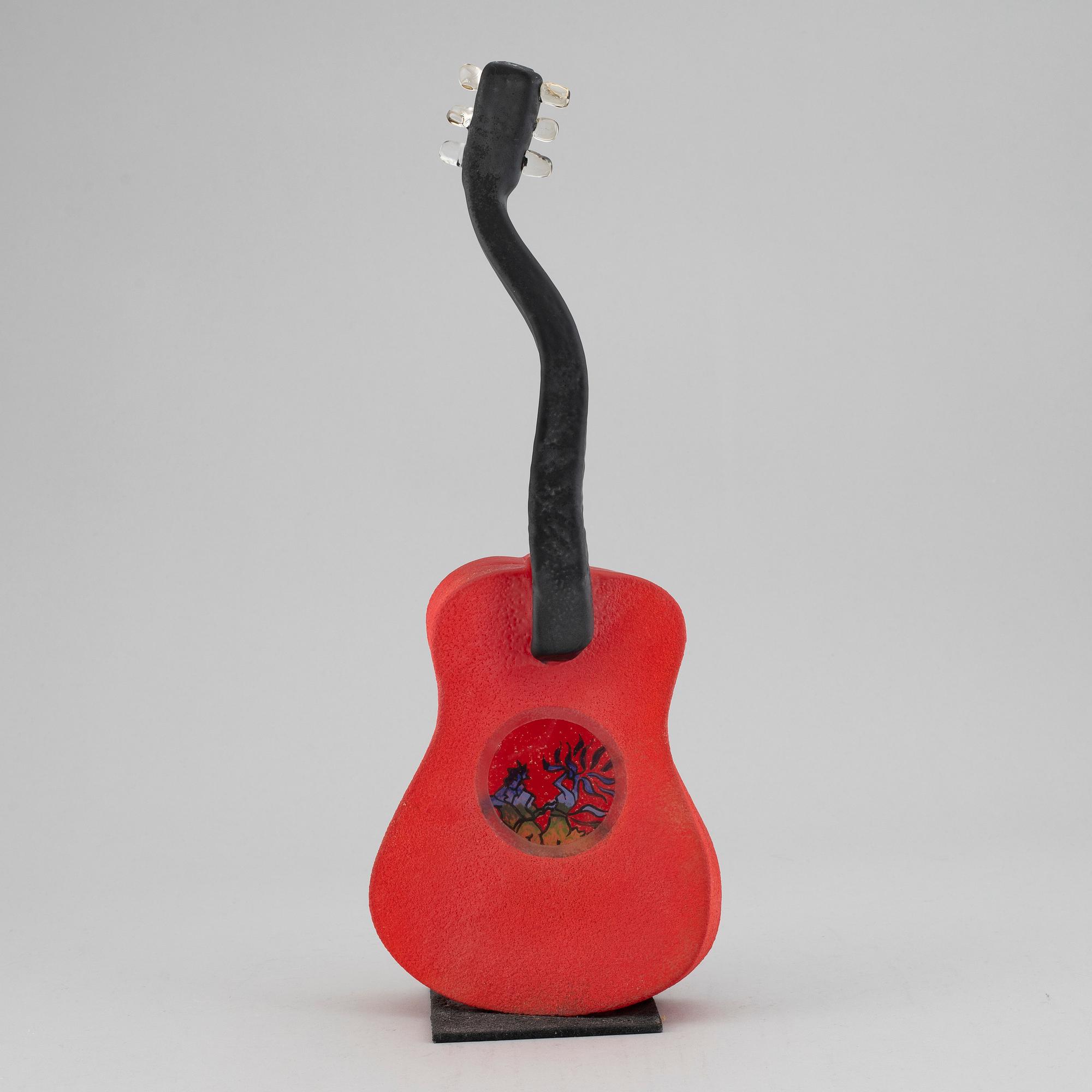 KJELL ENGMAN, skulptur, glas, "Flamenco", Kosta, limiterad edition 1000, signerad.