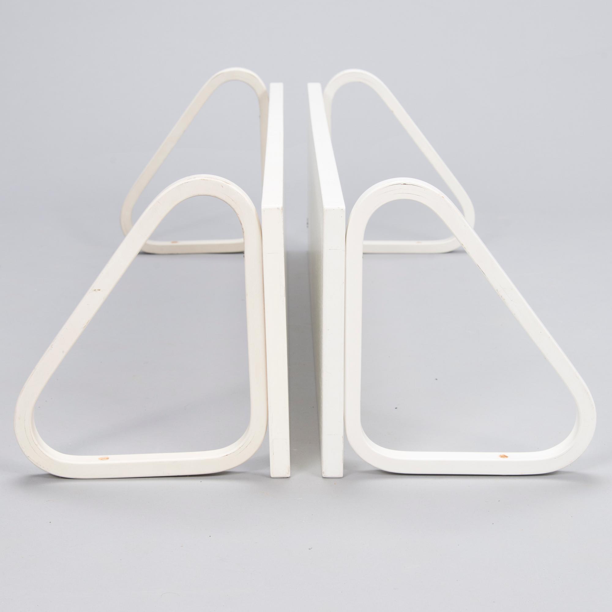 ALVAR AALTO, Two late 20th century shelves for Artek.