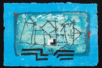 JAMES COIGNARD, carborundumgravyr, signerad och numrerad HC.