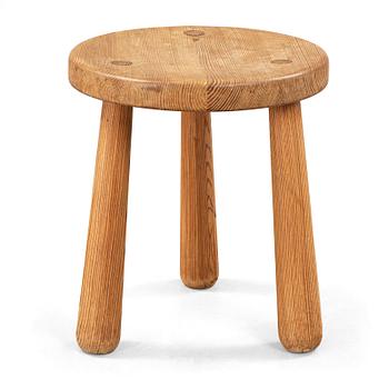 144. Axel Einar Hjorth, an 'Utö' pine stool, Nordiska Kompaniet, Sweden 1930's.