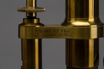 Microscope, around 1900.