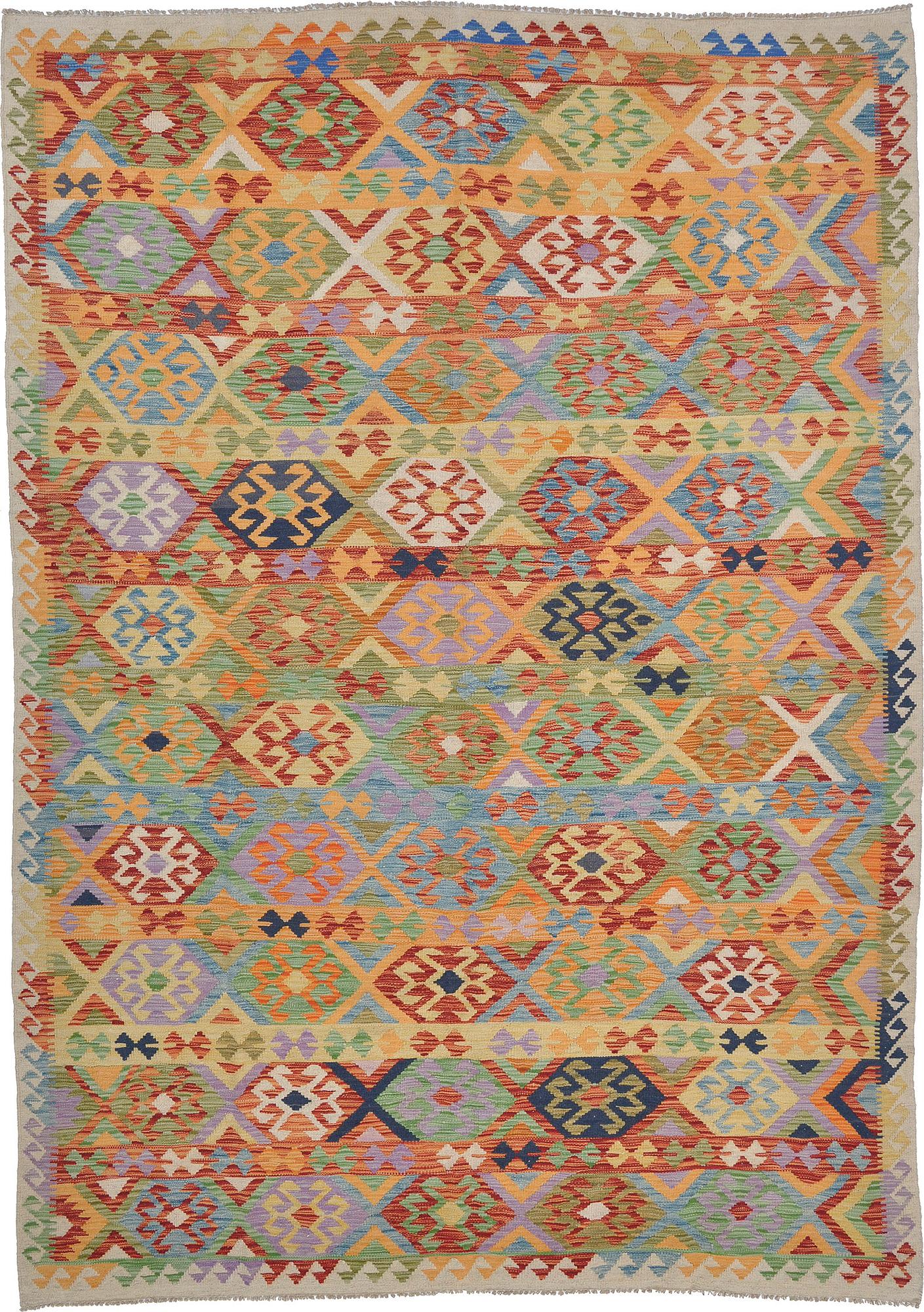 A CARPET, kilim, ca 290 x 206 cm.