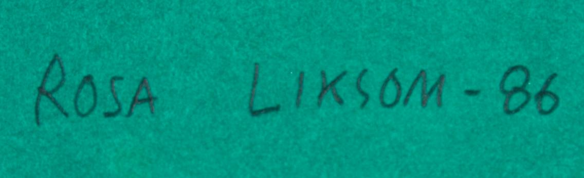 ROSA LIKSOM, serigrafi, signerad, daterad -86 och numrerad H.C.