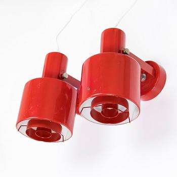 Lisa Johansson-Pape, a pair of 1960s wall lights '13-017' for Stockmann Orno.