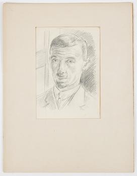 Birger Simonsson, portfolio with 62 drawings. watercolours, pencildrawings.