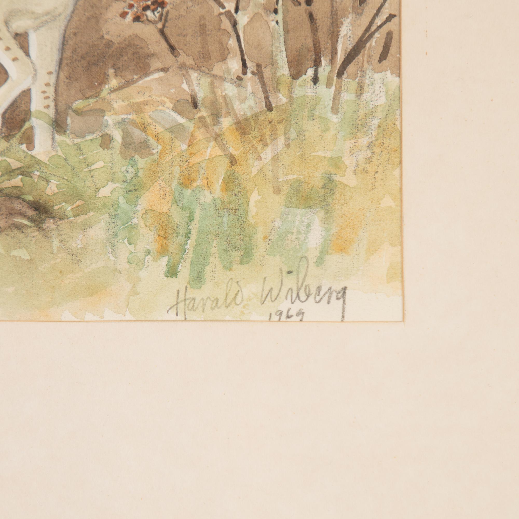 Harald Wiberg, Pointer med jägare.