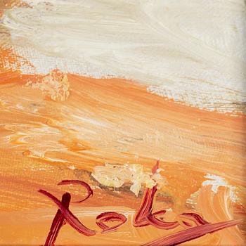 CHARLES ROKA, oil on canvas, signed.