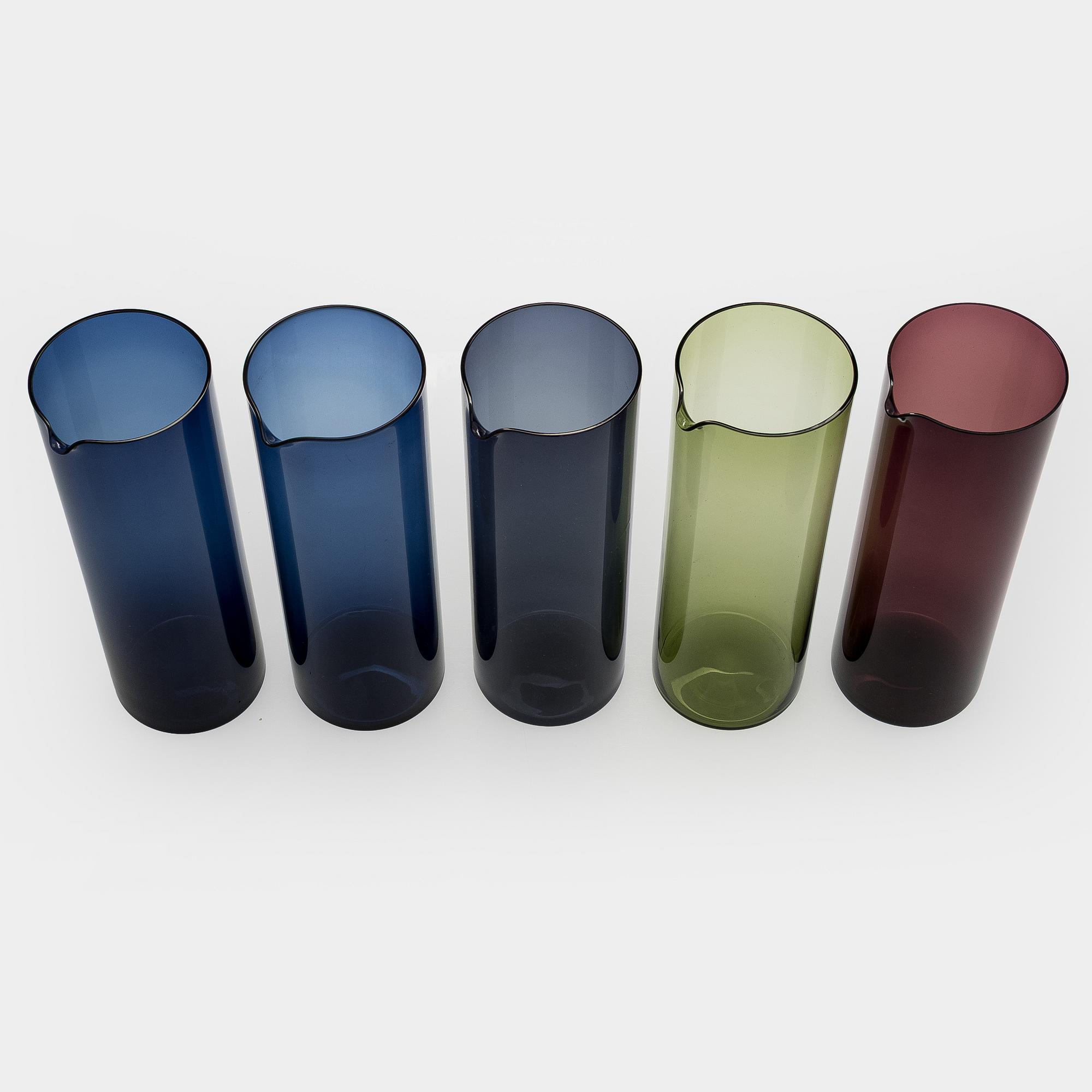 Kaj Franck, kaatimia, 5 kpl, malli 1609 Nuutajärvi Notsjö..