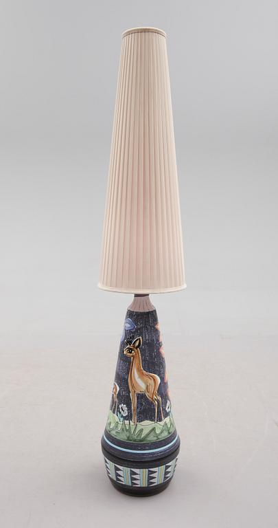 GOLVLAMPA, keramik, 1900-talets mitt.