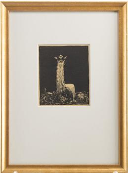 John Bauer, "Prinsessan och småtrollen".