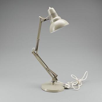 BORDSLAMPA, 1900-talets andra hälft.