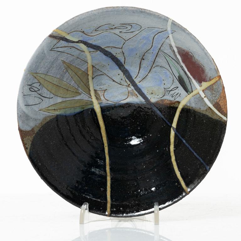 Eva Bengtsson, a stoneware bowl, own studio, Frillesås.