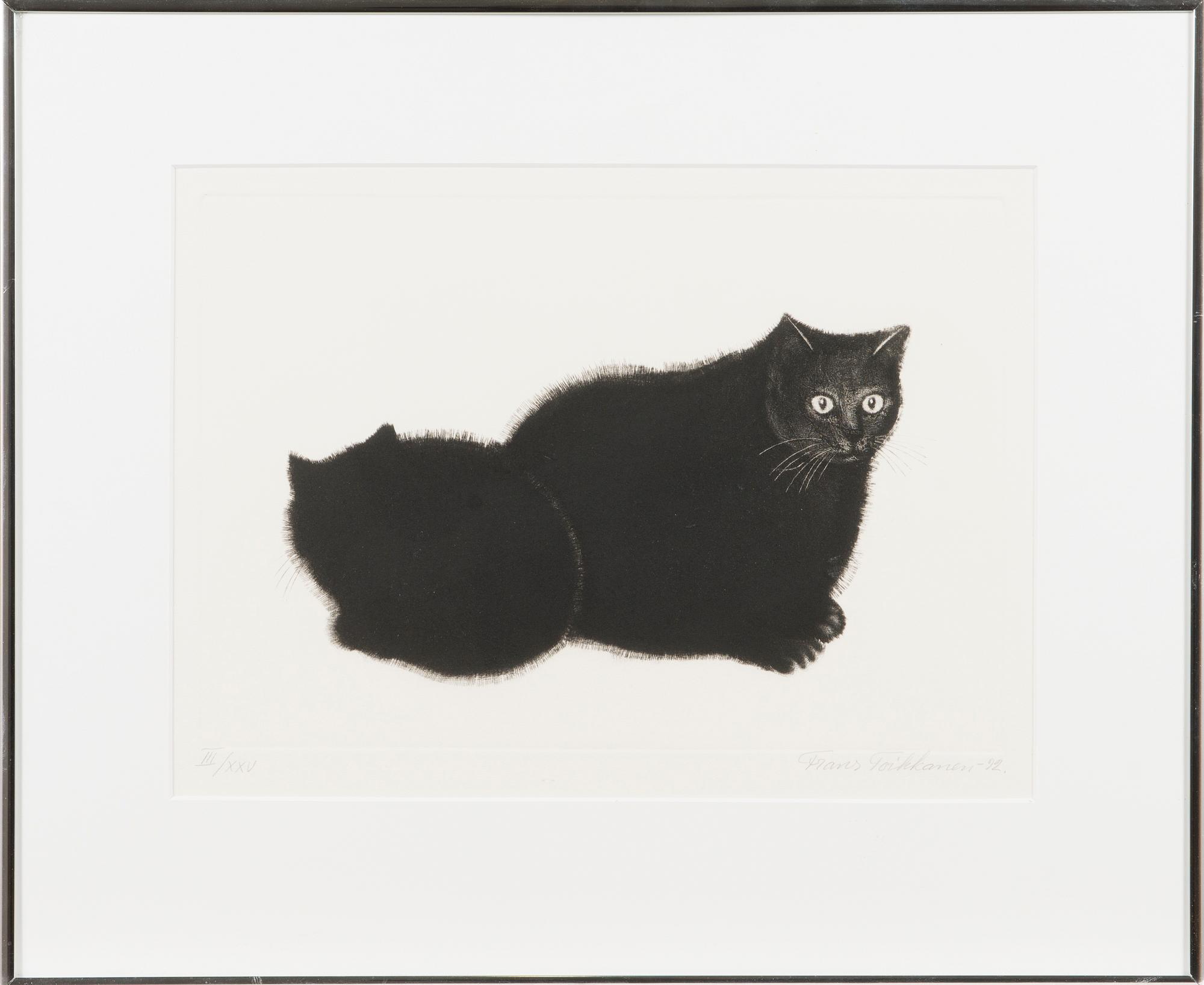 FRANS TOIKKANEN, etching, signed and dated -92, numbered III/XXV.