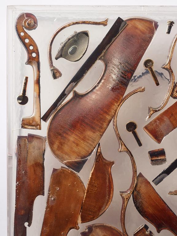 Arman (Armand Pierre Fernandez), Accumulation with violins.