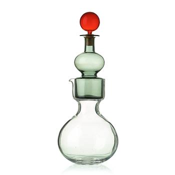 185. A Kaj Franck decanter 'The bells of the Kremlin', Nuutajärvi Notsjö, Finland 1960's.