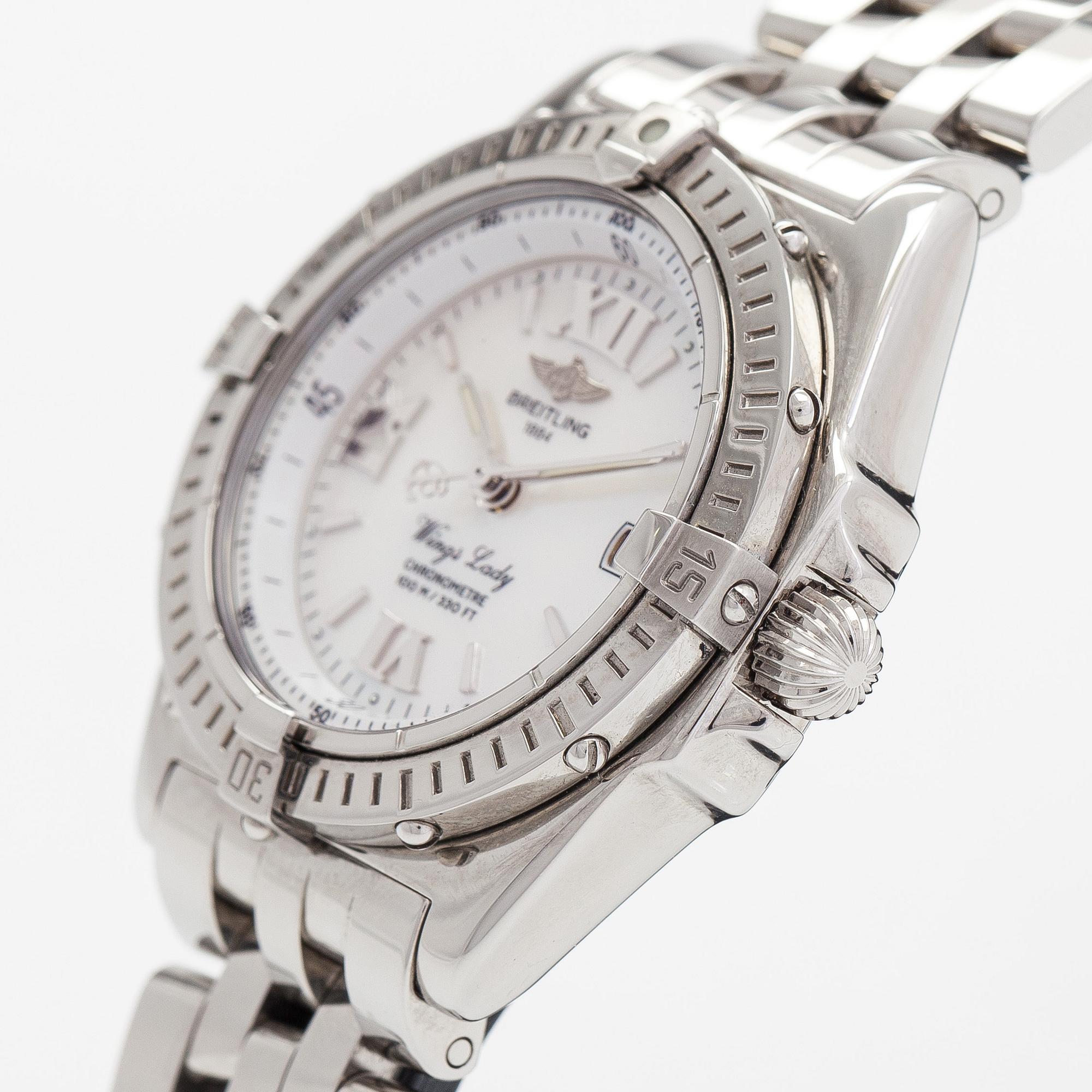 Breitling Wings Lady armbandsur 31 mm. Bukowskis